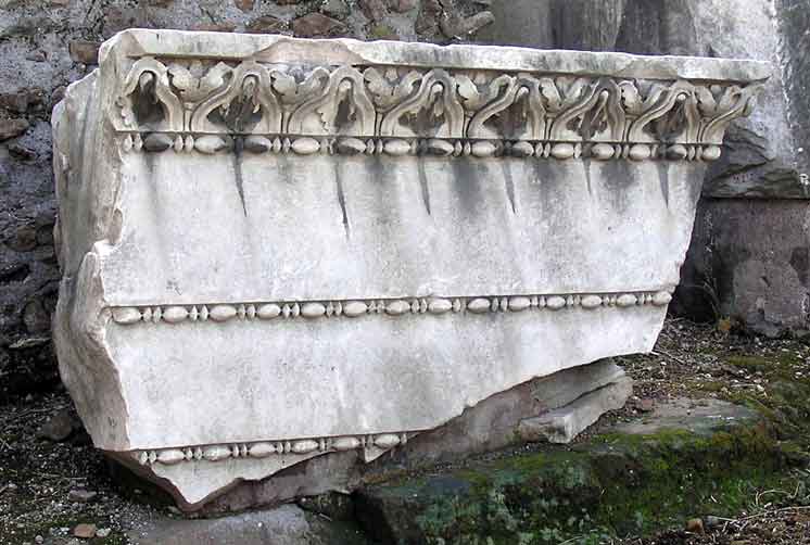 Architrave, da Roma, Foro di Augusto