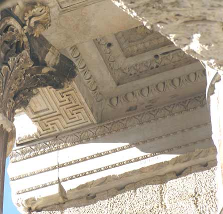 Soffitto peristasi tempio di Marte Ultore